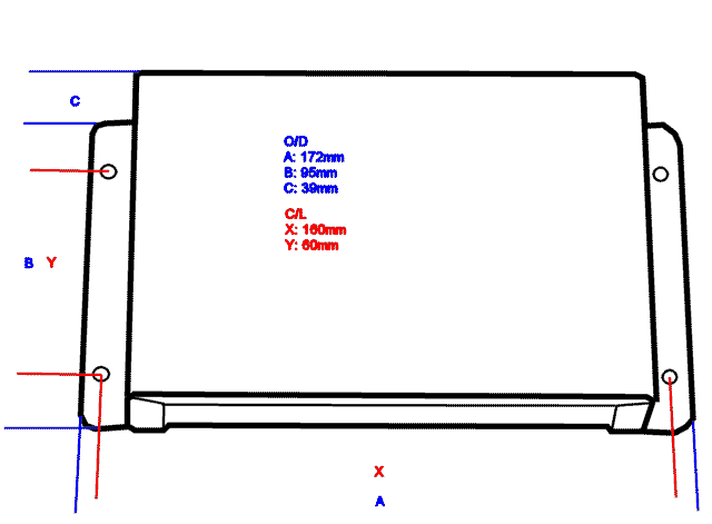 138W Dimensions.