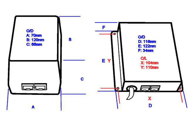 Mechanical details of the Network Power System.